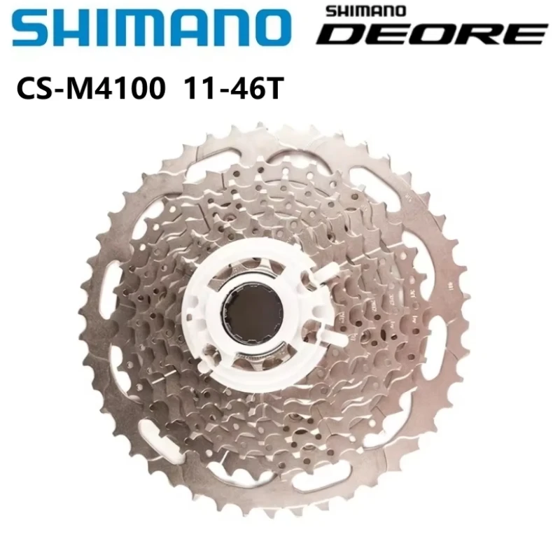

Shimano DEORE 10s CS-M4100 11-42T 11-46T 10 Speed Cassette For Mountain Bike Riding Parts Original