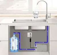 Grifo de bomba de agua de cocina eléctrica para caravana de 12V, bomba de succión de agua automática, grifo de 1,5 L y 2,7l, bomba de succión automática para galley