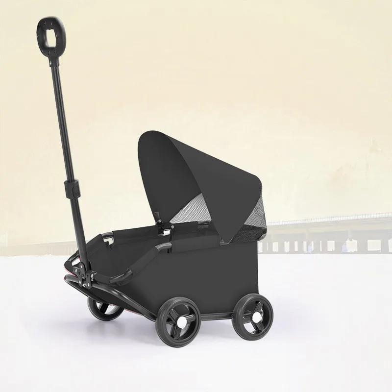 Small Pet cat and Dog Stroller, Children's Playhouse Toy, Small Stroller, Outdoor Pet Cart, Dog Cart