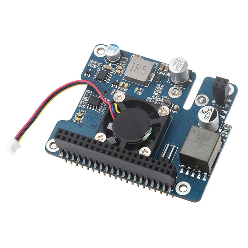 رائع لراسبيري Pi 5 POE M.2 قبعة Pcie إلى M.2 Nvme SSD لوح تمديد Gen3 8Gbps لـ 2242/2230 M.2 Nvme SSD