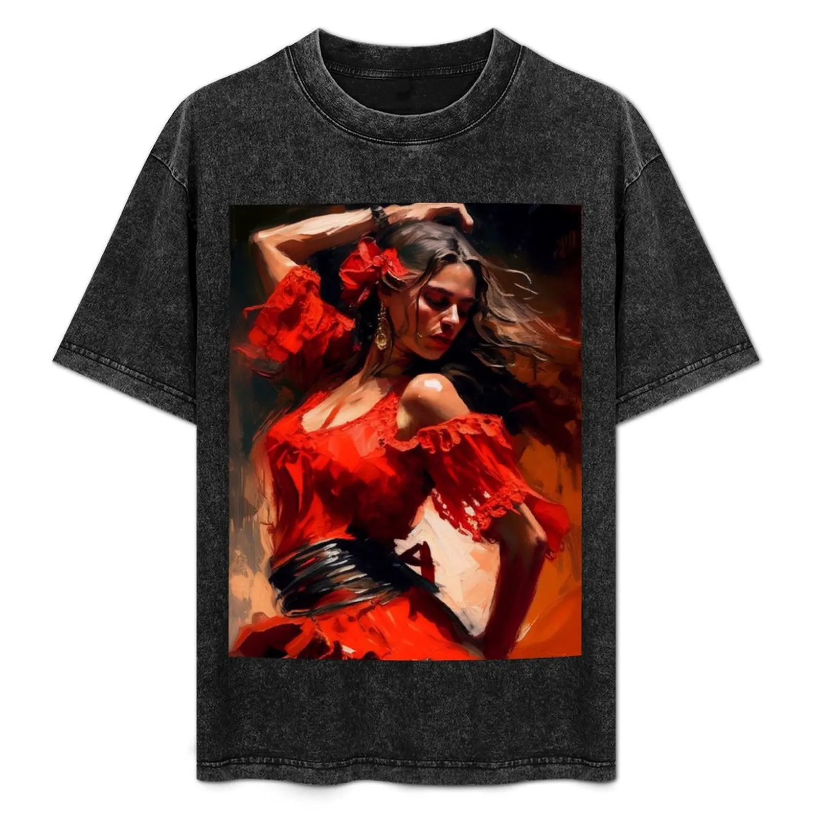 Passion of Flamenco T-Shirt tops vintage graphic tee mens clothing