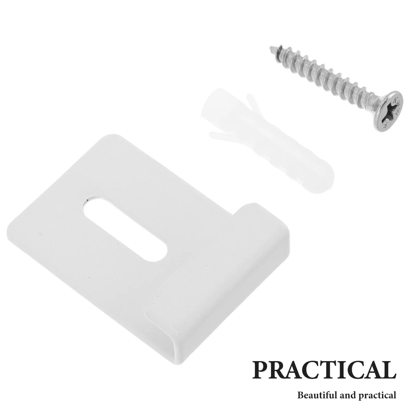 8Pcs Frameless Glass Mirror Clamps Bathroom Metal Holders Wall Mount Mirror Fixing Support Brackets Stable for Home Hotel Public