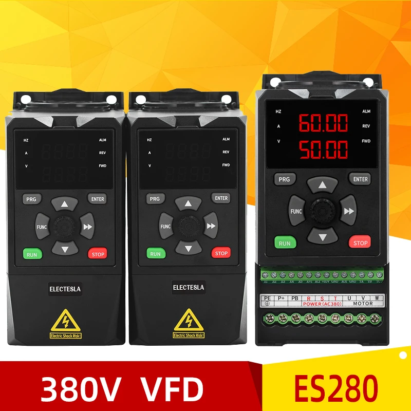 7.5KW   VFD  Variable Frequency Drive Converter inverter  VFD 380V AC Motor Speed ​​​​​​Controller