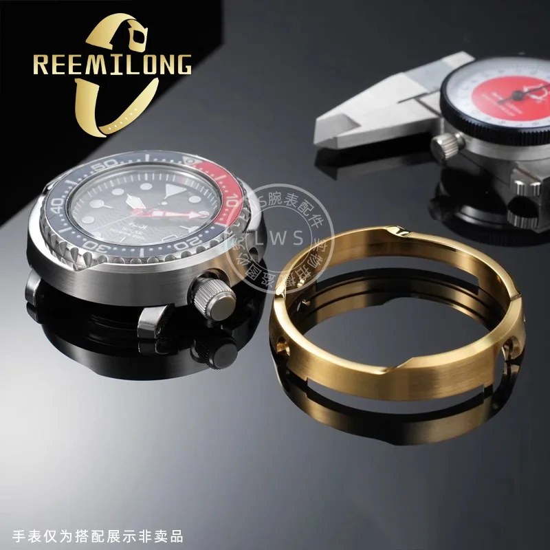 Prospex Tuna Canned Case Armor Protector Shroud For SEIKO SNE497 498 499 518 533 535 537 silver gold black Shroud Watch Case