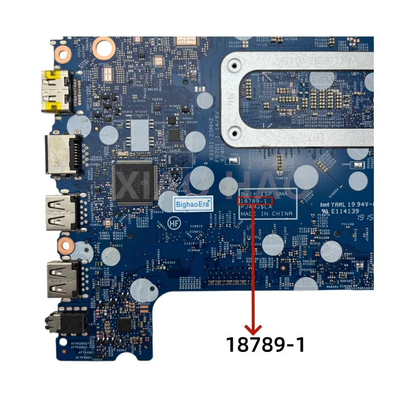 Placa base 18789-1 para ordenador portátil Dell Inspiron 15 5584 con CPU i7-8565U UMA DDR4 CN-06DHRW 06DHRW 100% completamente probada