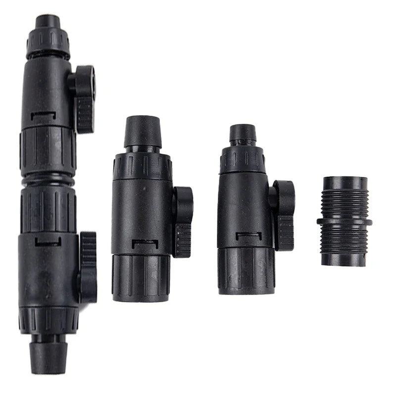 12mm/16mm Doppelhahn-Schnell kupplung Aquarium Wasser regelventil Schlauch rohr Leck freie Schnell kupplung