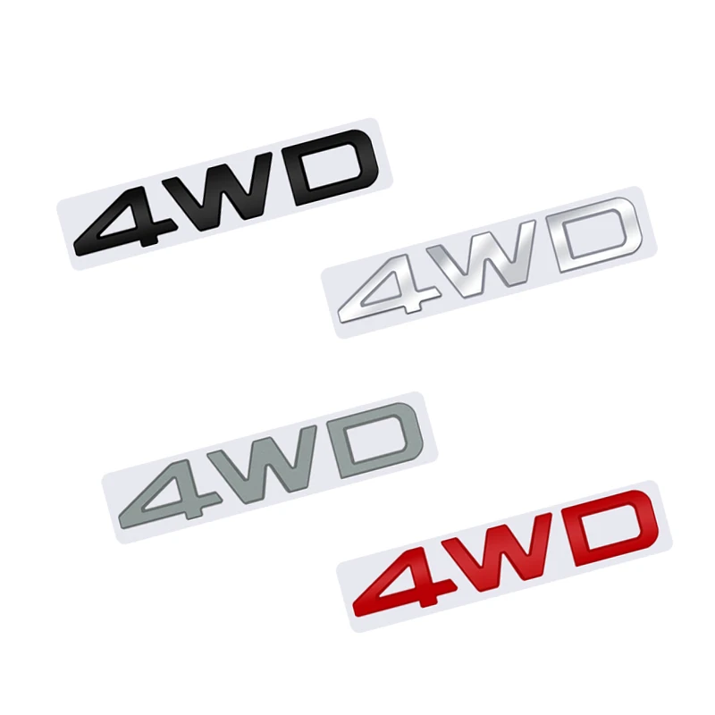 Car 3D Metal Letters Logo Decals Sticker For Sorento 4wd Car Auto Rear Trunk Alphabet Emblem Badge Styling Stickers