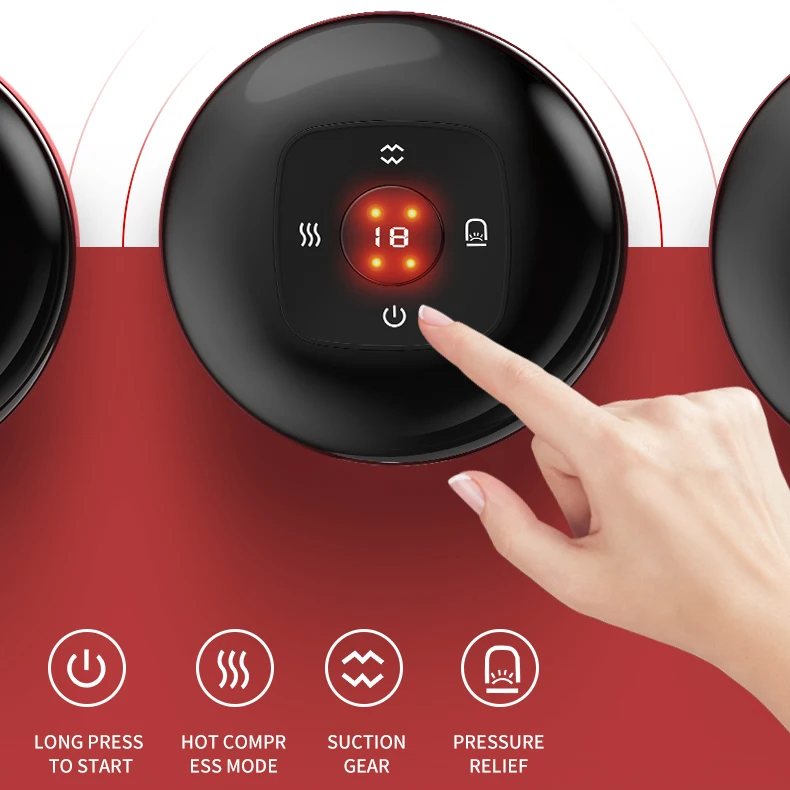 Mesin Guasha Alat Pijat Rol Kulit Wajah Vakum Set Gua Sha Set Terapi Bekam Pijat