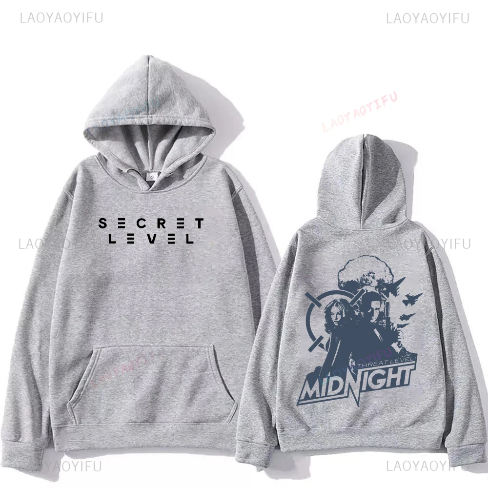 Secret Level Game Movie Pullover Boyfriend Long Sleeve Drop Shoulder Sweatshirt Women Men Spring Hoodie Tops Trendy Outfits