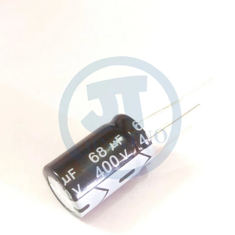 2pcs 68uF400V 400V68uF 68MFD 400WV 16*20mm Radial Aluminum Electrolytic Capacitor