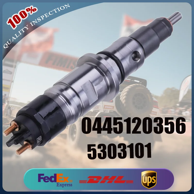 

0445120356 5303101 Brand New Fuel Common Rail Injector for Cummins QSB 6.7L Diesel Engine Parts