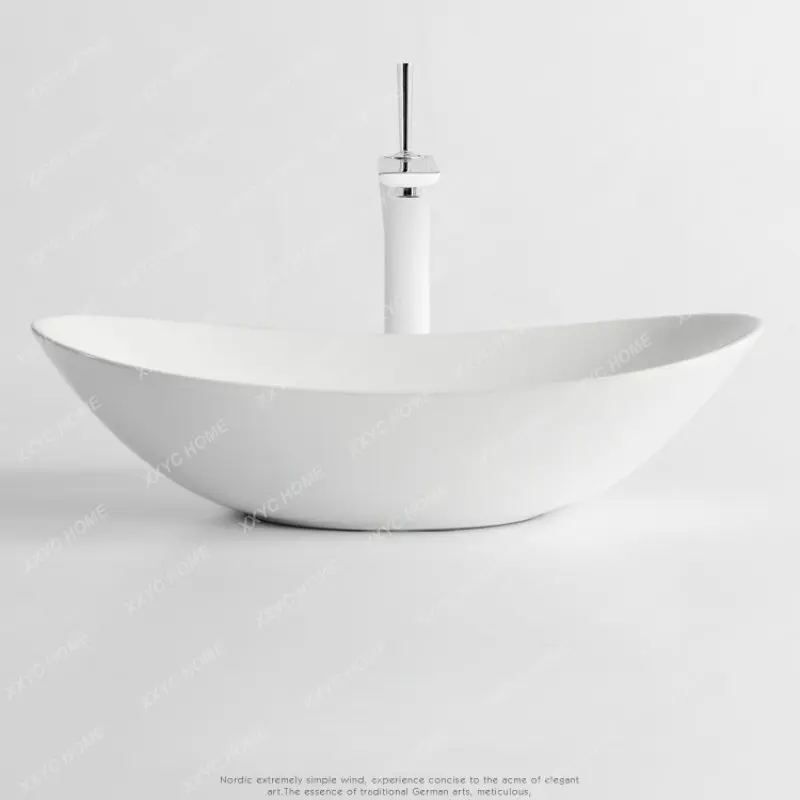 

Wash Basin Single Basin Creative Hand Wash Dish Ceramic Washbasin Home Inter-Platform Basin