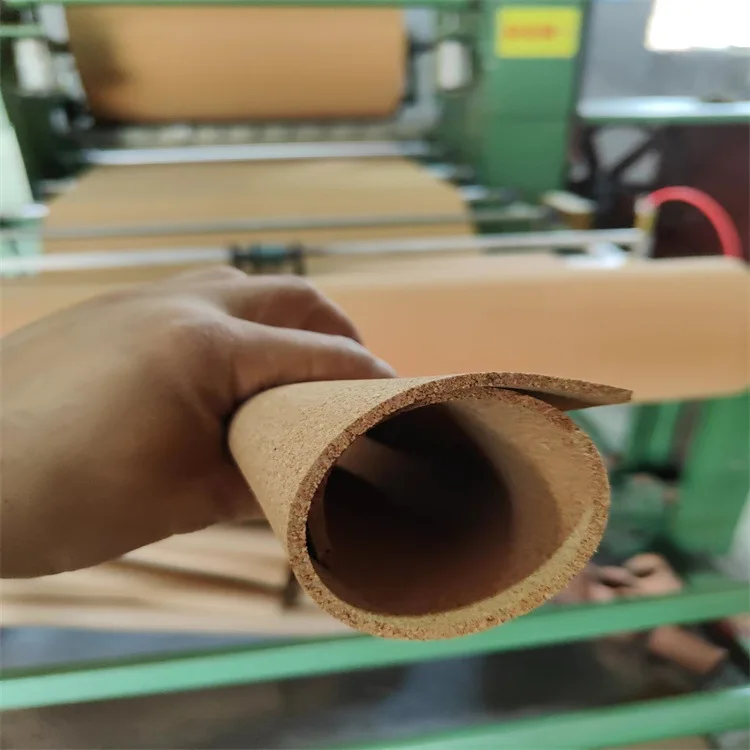 Wholesale 1mm-12mm Thickness Cork Sheet Customization 100% Natural Eco-Friendly Decorative Cork Roll 6mm 10mm Natural Cork Roll