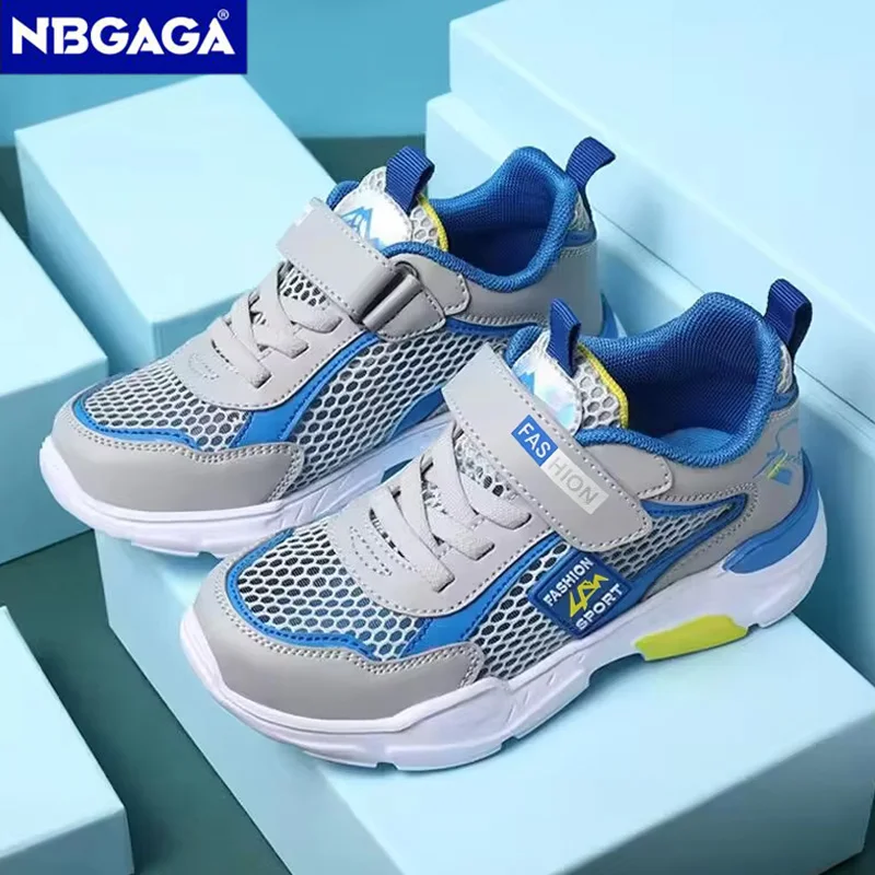 

Summer Single Net Breathable Boys Sport Shoes Children Sneakers Rubber Leisure Trainers Casual Kids Sneakers