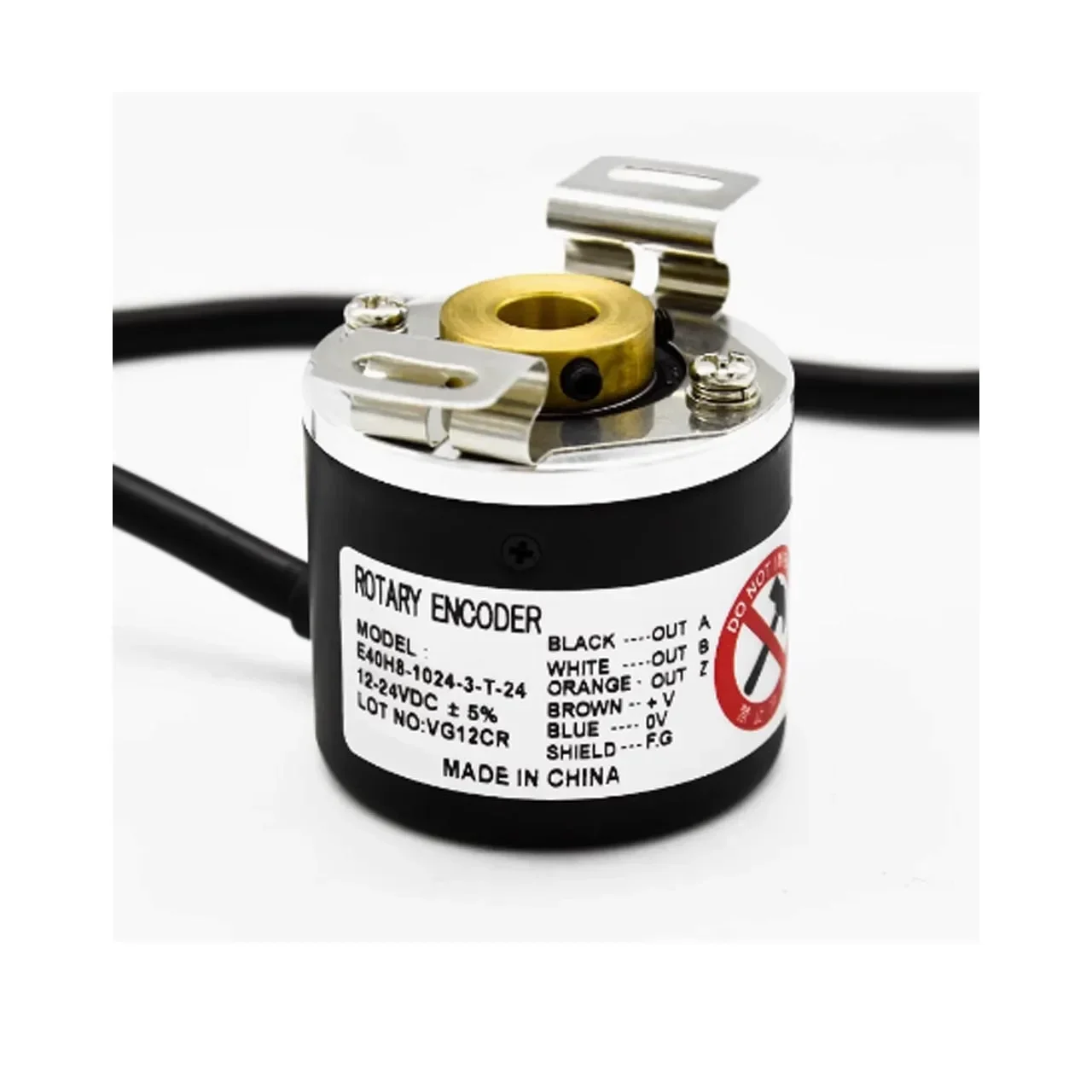 ROTARY ENCODER E40H10-800-3-N-24 Semi-hollow Shaft Bearing Smoothly High-speed Operation No Pulse Loss Durable