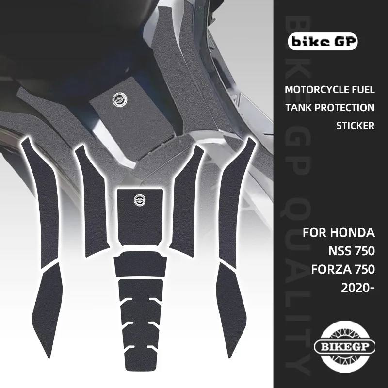 

Наклейки на бак мотоцикла для HONDA Forza 750 2021-резиновые устойчивые к царапинам защитные покрытия матовая текстурная наклейка наклейки