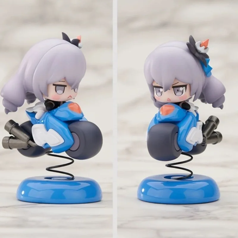 Mihoyo Honkai Impact 3 Bronya Action Figure Q-version Car Mounted Ornaments Bedroom Decoration Toys Gifts Rocker Collection Gift