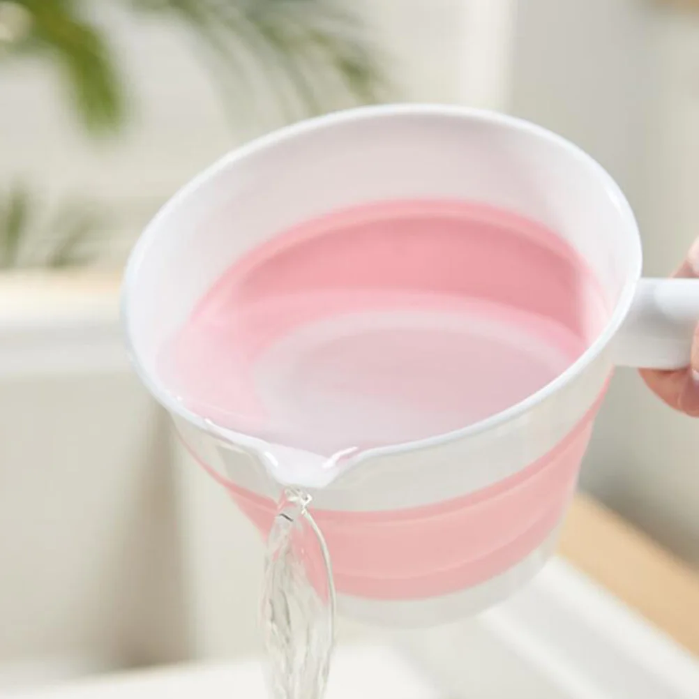 

Foldable Water Scoop Kitchen Ladles Folding Laddle Portable Spoon Scooper Soup Plastic Child