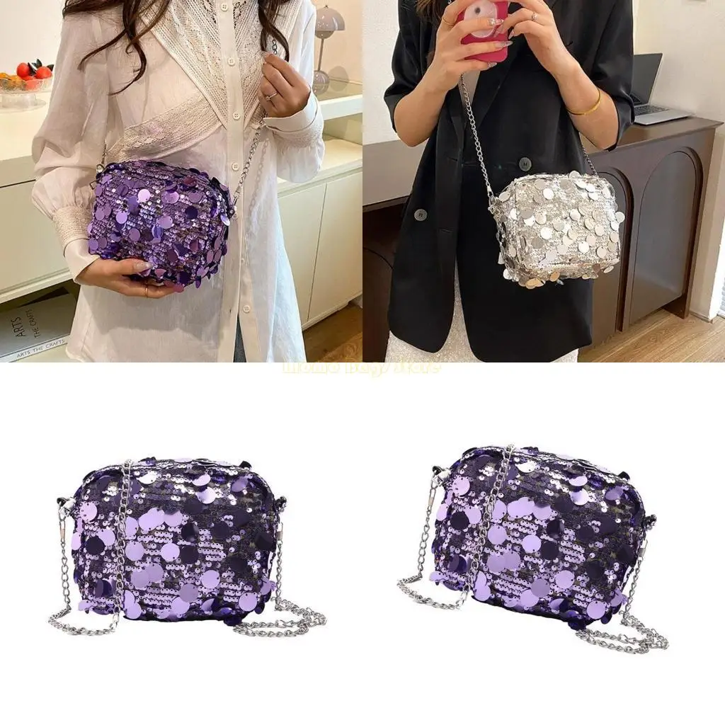 X90D Элегантная сумка для плеча с блестками вечерние кошельки для женщин для женщин аксессуар для женщин