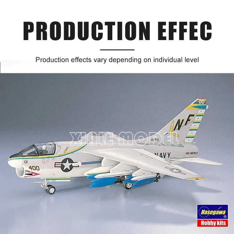 Hasegawa Scale Model Kit 00238 A-7A Corsair II [U.S. Navy Carrier-Based Attacker] 1/72 DIY Toy