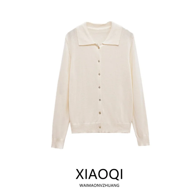 

Women's Comfortable Simple Long Sve Flat Needle irt Autumn New Arrival Faionable Versatile Basic Sle Knitted Top