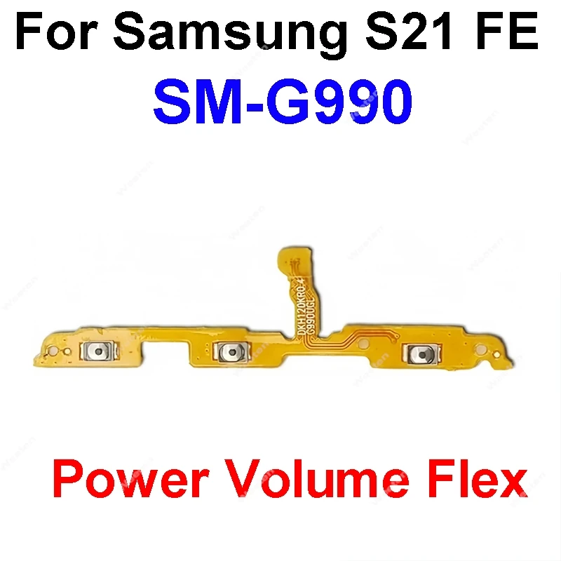 

Гибкий кабель включения/выключения громкости для Samsung Galaxy S21+ S22+ Plus Utra FE G990 G998, кнопка управления питанием, гибкий кабель, запасные части