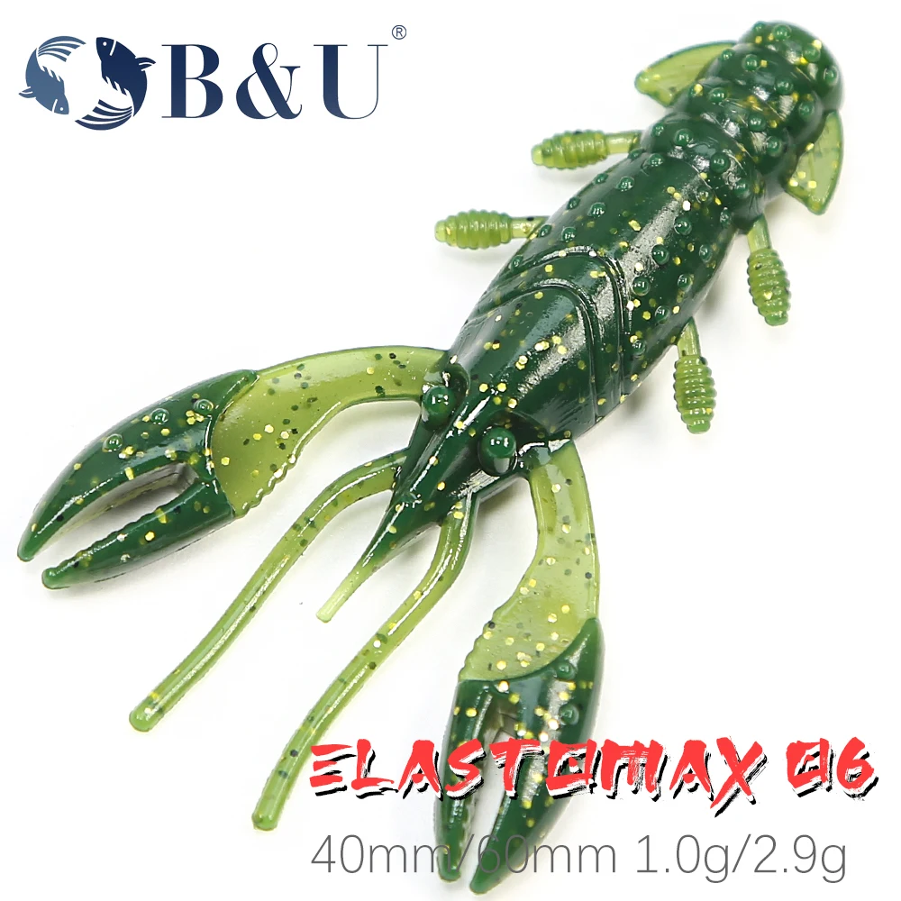 

B&U-Lobster Lure Artificial Bait for Fishing, Fishing Tackle, Shrimp, Crayfish, Worm, Shad, Needfish, Swimbait,Lure Accessories