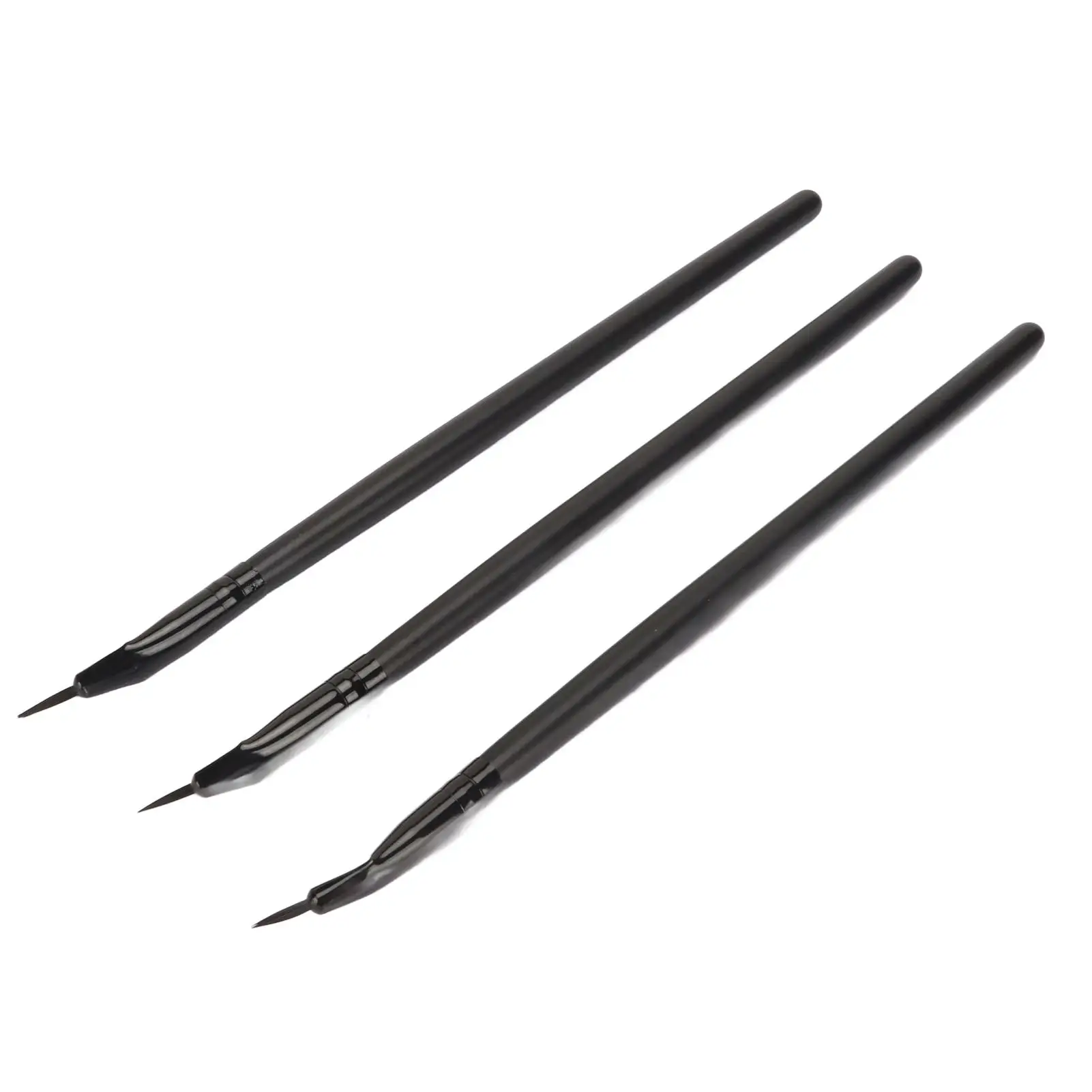 Angled Ultra-Fine Eyeliner Brush | Bent for makeup Tool | Nylon Hair | for powder Room Essential | Ideal for makeup Artists