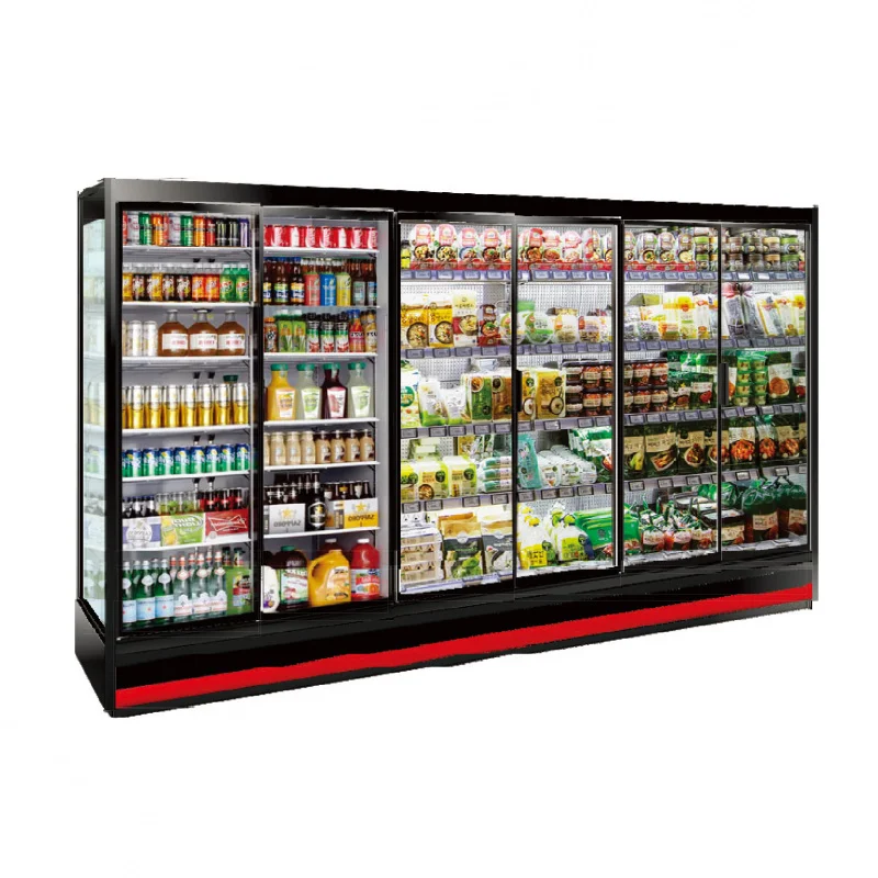 custom.Supermarket Display Glass Door Fridge Freezer Cooler