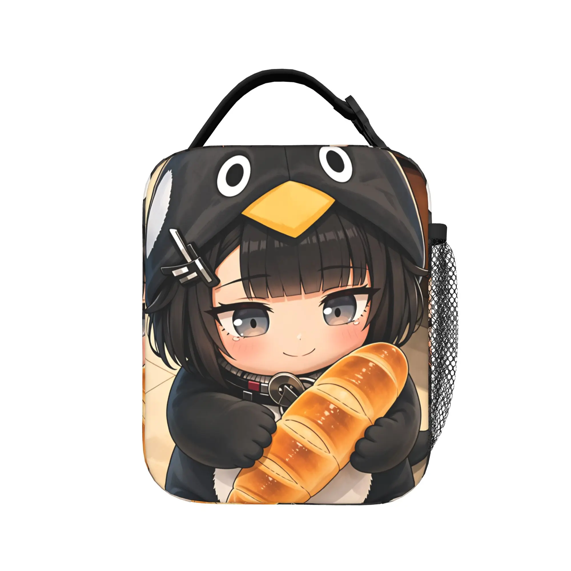 Gugu Gaga Penguin  Lunch Bag  Travel Lunch Box For Women Leisure Graphic Thermal Tote Handbags Waterproof Convenient Cooler Bag