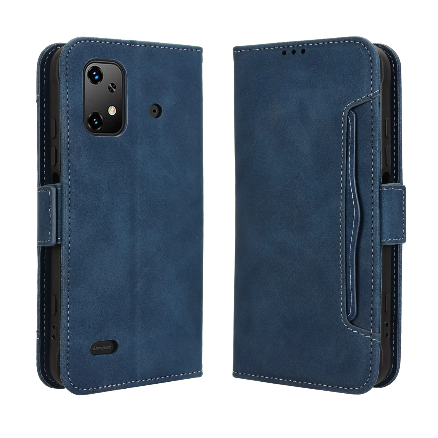 Flip Leather Cover For Umidigi Bison X20 6.53 inch Separate Type Magnetic button Many Card Slot Wallet Shockproof Phone Case