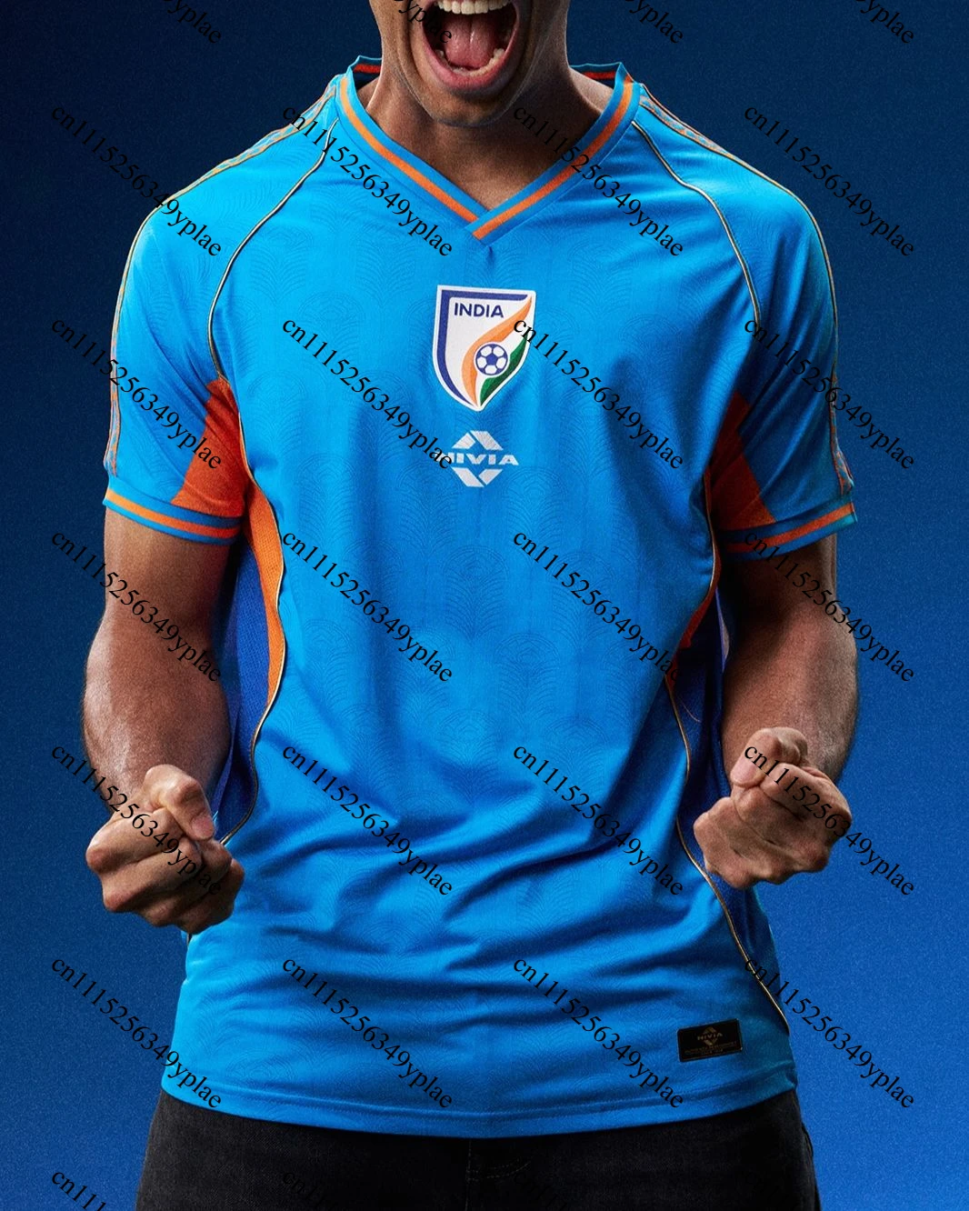 India National Football Team 26/27 Home Soccer Jersey Short Sleeve Fan Sports T-shirt Y2K Streetwear Unisex