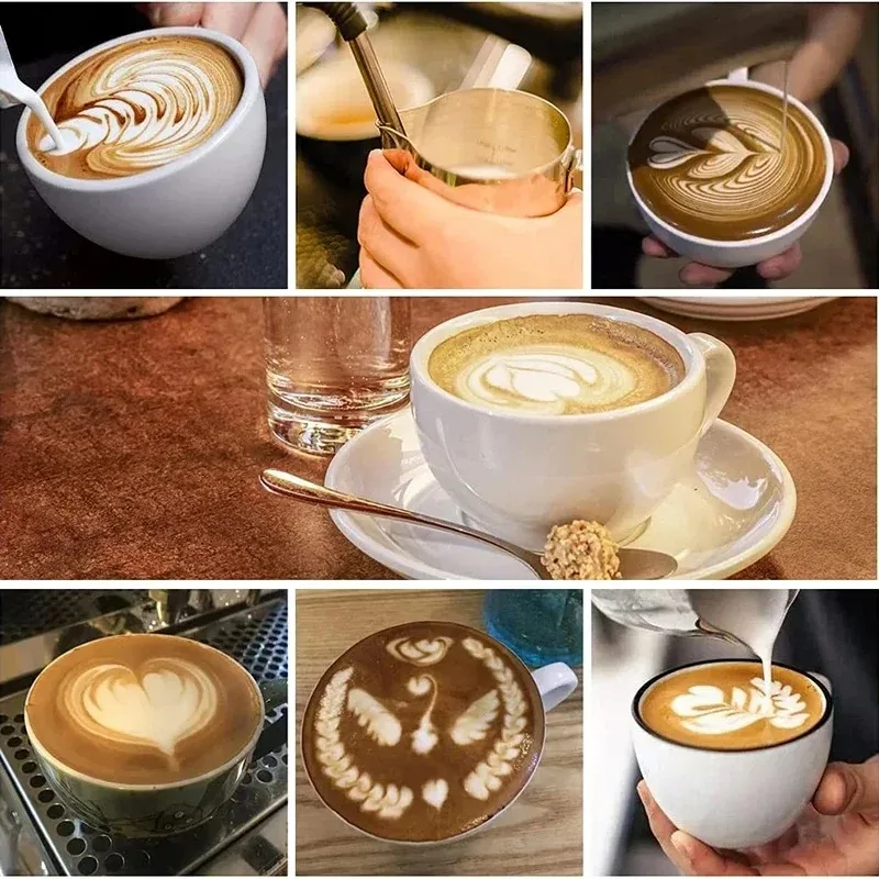 Professional Stainless Steel Milk Frother Pitcher for Espresso Coffee Machines Latte Art Cappuccino and Barista Craft Tools view 3