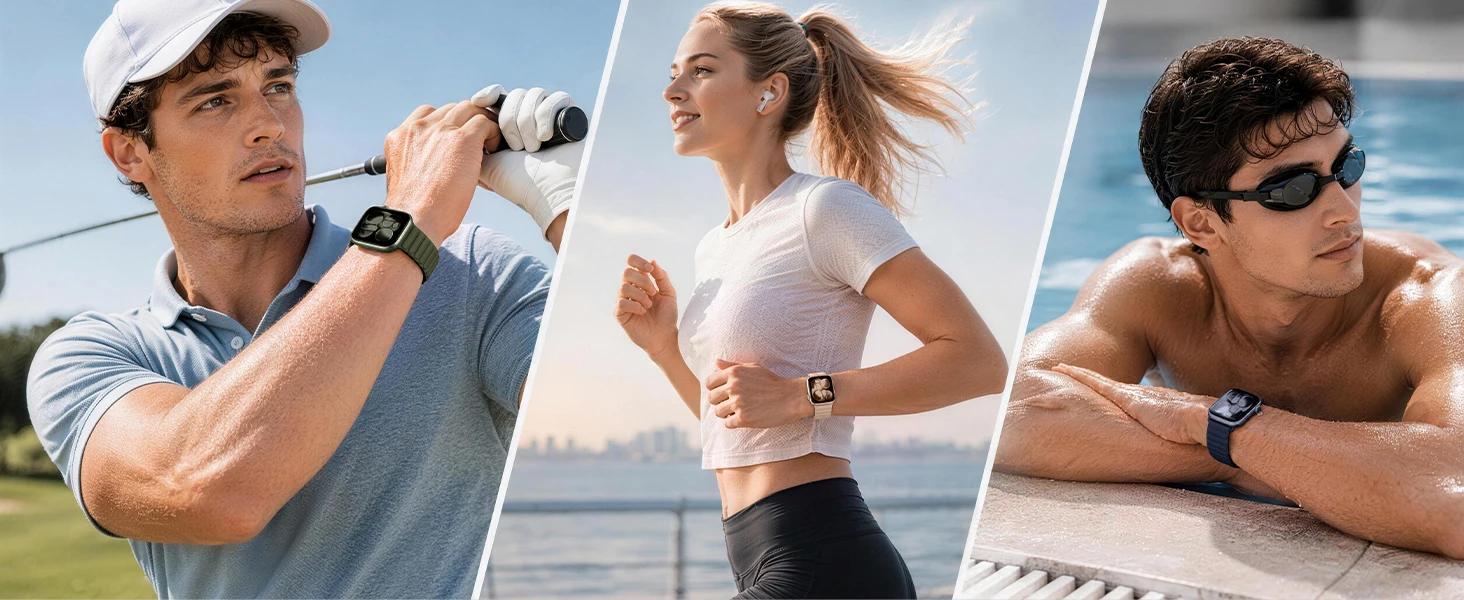 Magnetisches Gliederarmband für Apple Watch Ultra 3 2 Band 49 46 45 44 42 41 mm Silikon Sport iWatch Serie 11/10/9/8/7/6/SE 3 Armband – Detail 11