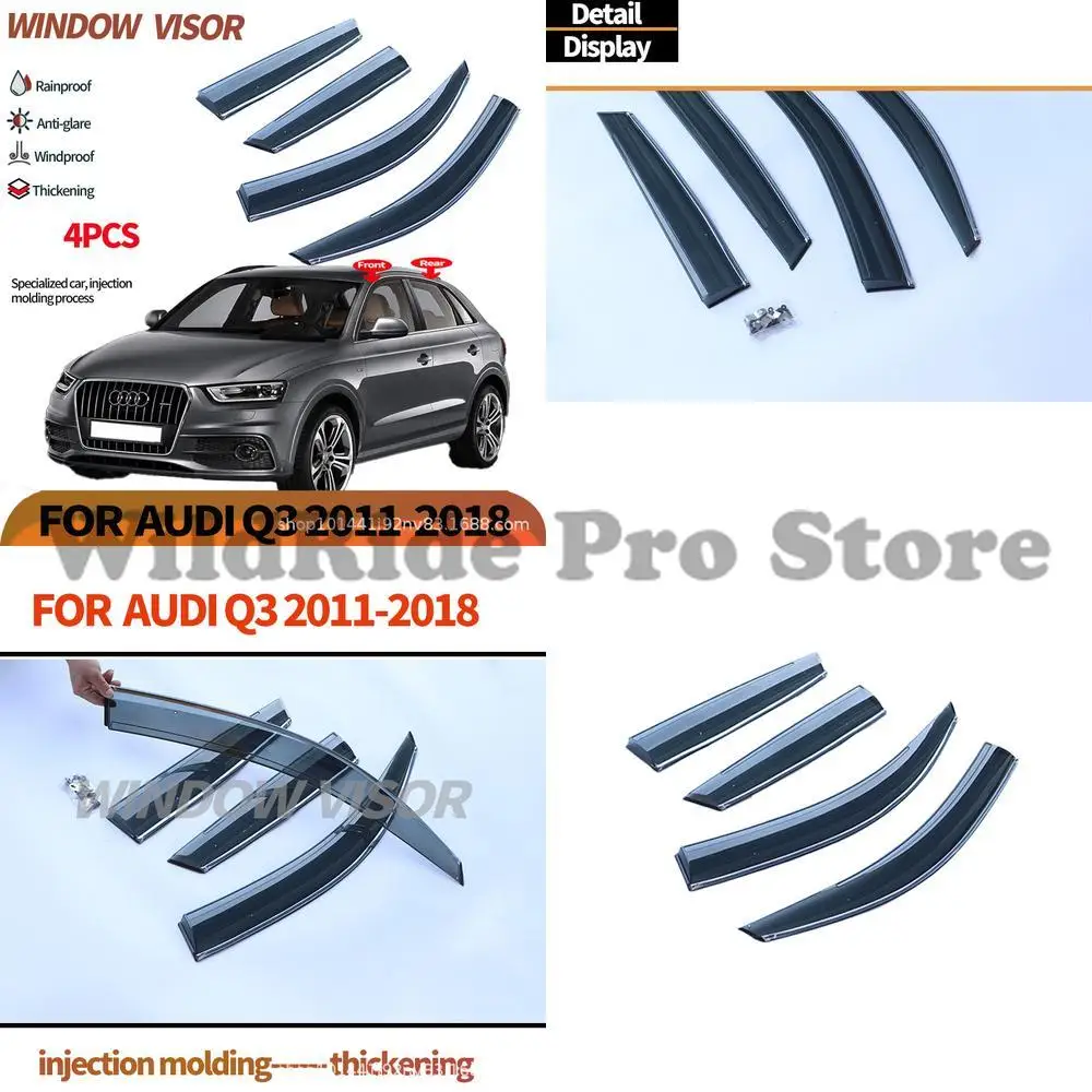 

1 set For AUDI Q3 85U 2011-2018 Window Visor Rain Guard Rain Deflector