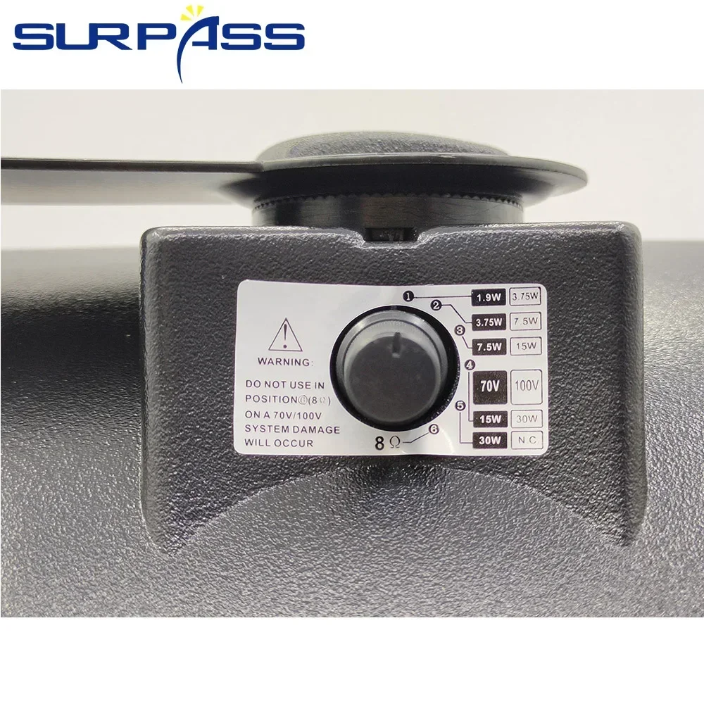 Indoor wall speakers audience15W/30W/8ΩPowerful Bass passive wall speakers ABS Material home audio systems forHotelSchool office