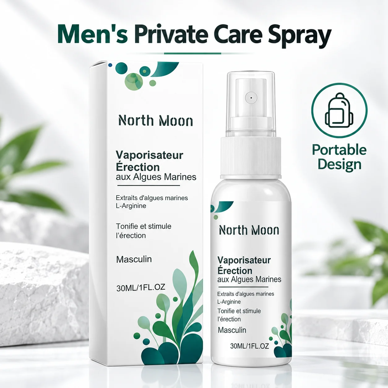Men's Personal Care Spray With A Delicate Fine Mist, Fresh And Comfortable Intimate Hygiene For Everyday Use At Home Or On Trips