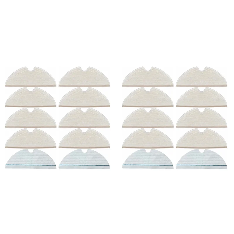 

ABBP-20PCS Mop Pad For Roborock Q5 Pro/Q8 Max/Q8 Max+/Q7/Q7+/Q7 Max/Q7 MAX+/S5/S50/S51/S55/S5 MAX Robot Vacuum Cleaner