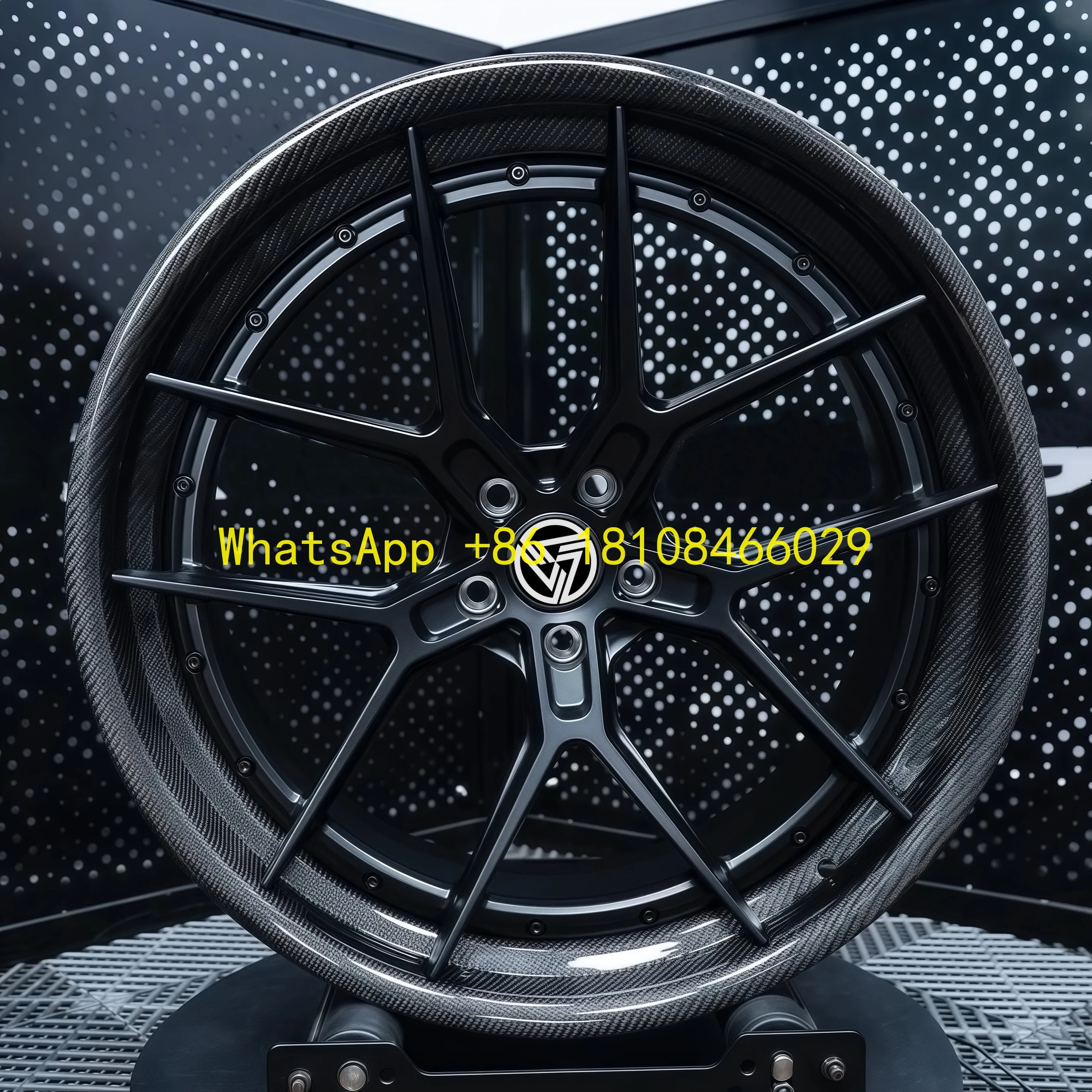 

Custom Carbon Fiber Wheel 5x120 5x112 5x114.3 18 - 24 Inch 2-piece Concave Forged Wheels
