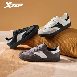 Xtep GAT Skateboarding Shoes For Women 2025 Spring Stability Comfortable Sports Shoes Classics Street Soft Sneakers 875118310008
