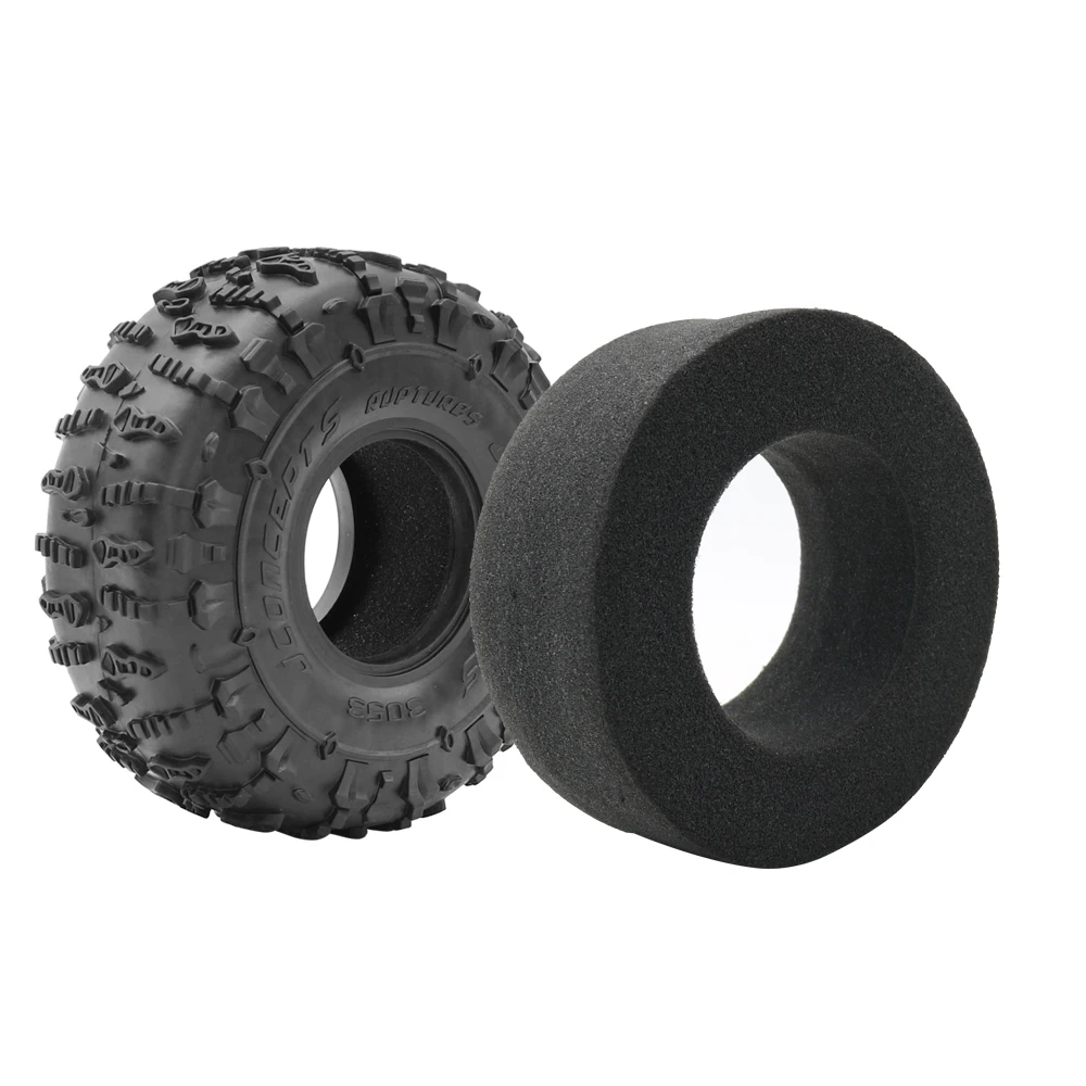 Wheel Tires 1.9 Inch Rubber Tyre 125X50MM for 1/10 RC Crawler TRX4 TRX6 Axial SCX10 AXI03007 90046 BRX10 WHEEL 90018