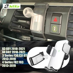 BMW X3 G01 X4 G02 2018-2021 3 4 시리즈 F30 F82 2013-2019 휴대 전화 홀더 특수 태양 자기 무선 충전