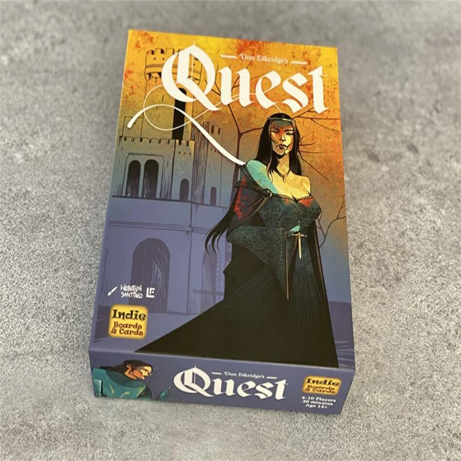 1PC quest party board game strategy card, suitable for friend gatherings, drinking entertainment, and party activities