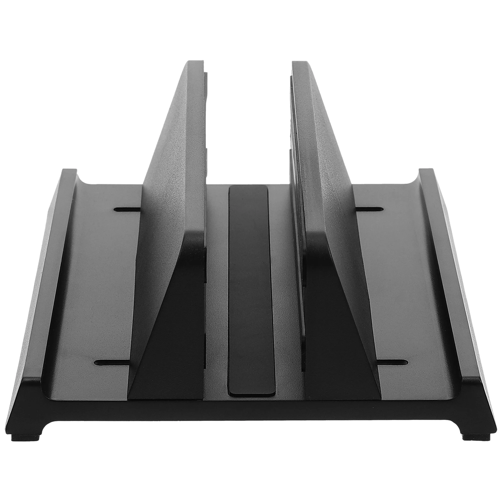 

Laptop Stand Desk Holder Vertical Type Computer Rack Tablet Bracket Stable Base Storage Space Saver Home Office Use