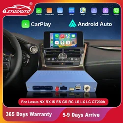 Wireless CarPlay for Lexus NX RX IS ES GS RC CT LS LX LC UX GX 2012-2022 Android Auto Mirroring Link AirPlay Car Play Functions
