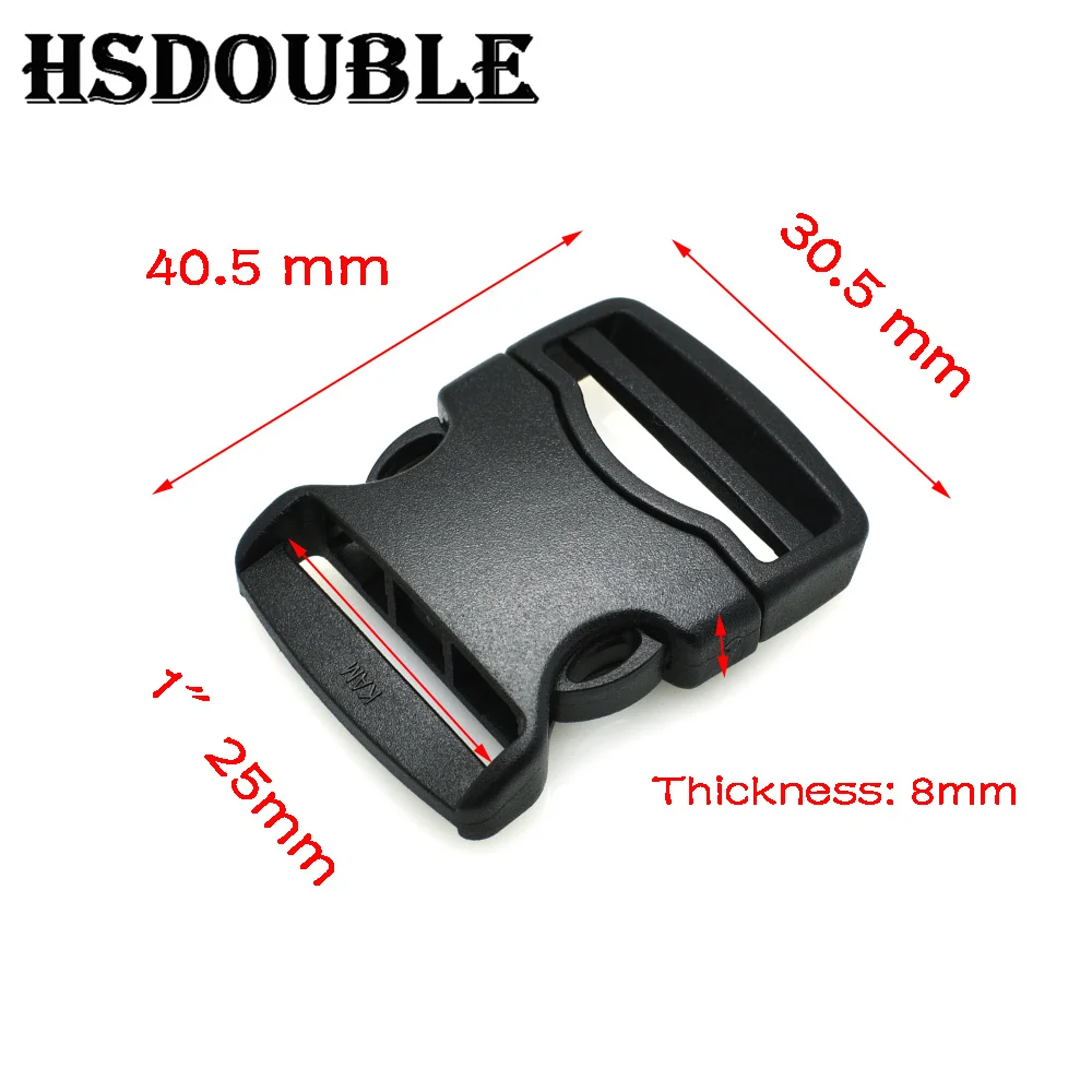 10 Pcs/Pack 20mm 25mm 32mm 38mm 50mm Webbing Detach Buckle for Outdoor Sports Backpaks Students Bags Luggage Travel Accessories