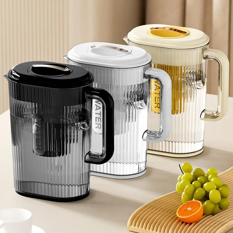 Cold Water Bucket with Faucet Refrigerator Jug Dispenser Juice Lemonade Drinks Bucket Liquid Storage Tank Drink Dispenser Fridge