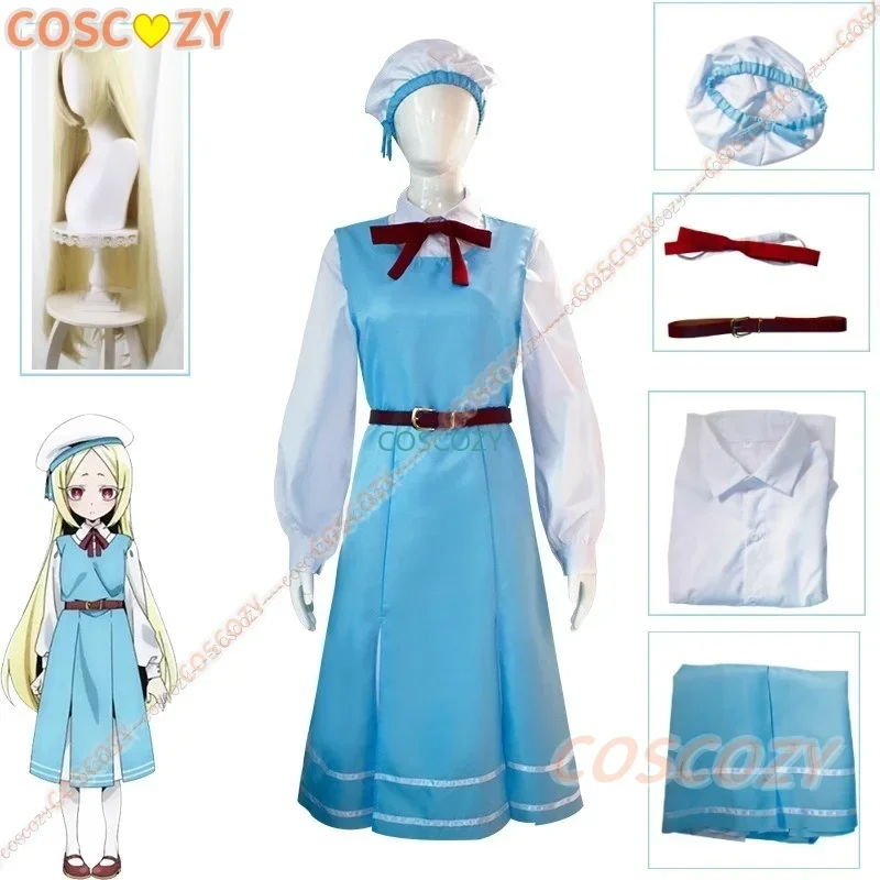 

Anime Gushing Over Magical Girls I Admire Magical Girls Wig Dress Uniform Shoes Woman Party Morino Korisu Cosplay Costume Set