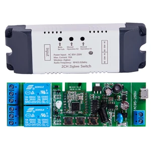 Relaismodul Smart Switch für Garagentoröffner, Zigbee, Tuya, WiFi-Motormodul, USB, 5V, AC, DC, 7-32V, 85-250V, RF433, 2CH 10 Hauptverkaufsmodul WiFi Gate - №5