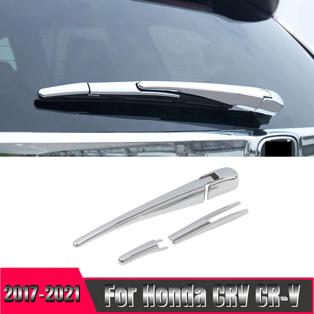 

ABS Chrome Exterior Accessories Car Tail Back Rear Window Windshield Wiper Blade Arm Cover Trim For Honda CRV CR-V 2017-2021